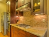 Kitchen range with countertop